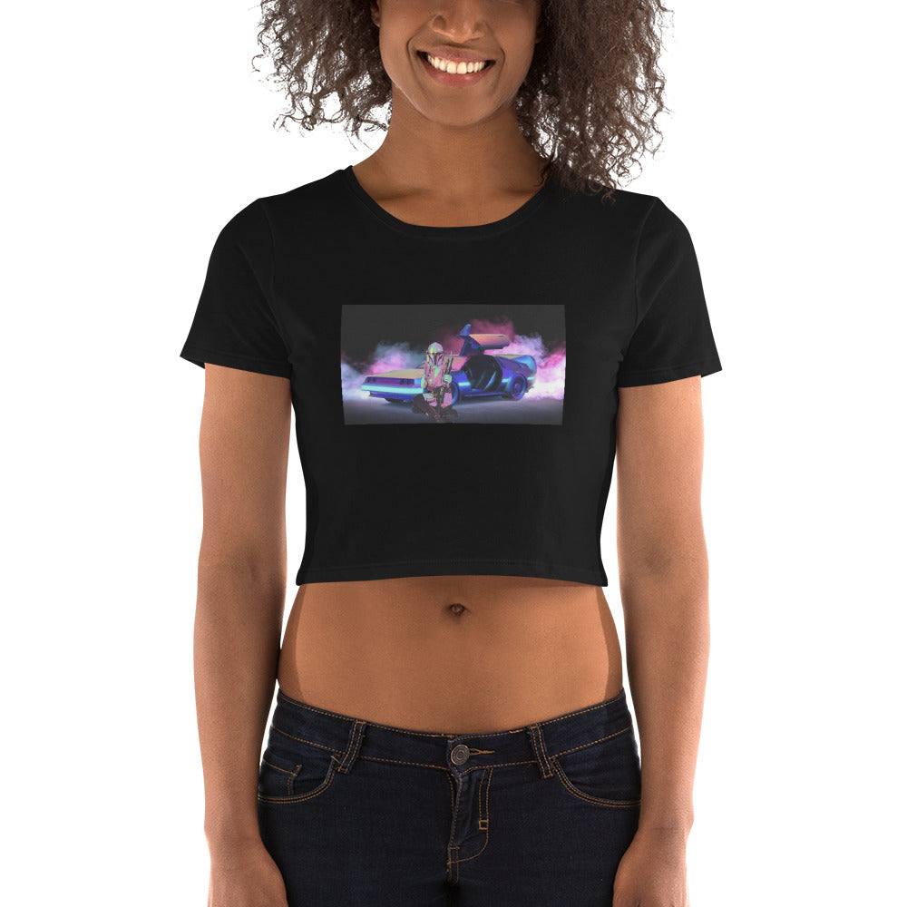 The Mandahoerian & The DeLorean Crop Tee