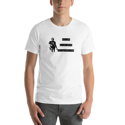 East Ass, Sling Brass, Aim Center Mass with Sit On My Face QR Code T-Shirt
